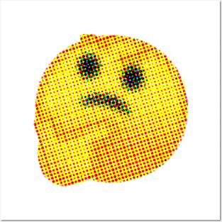 Emoji: Skeptic (Thinking Face) Posters and Art